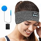 Sleep Headphones Bluetooth Headband,Upgrage Soft V5.0 Bluetooth Sleeping Headband with Ultra-Thin HD...