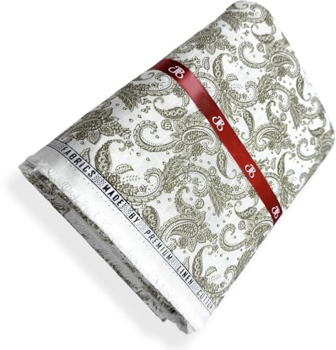 Image of JHABAK'S Unstitched 100% Pure Cotton Shirt Fabric for Men - Shirt Fabric & Kurta Material