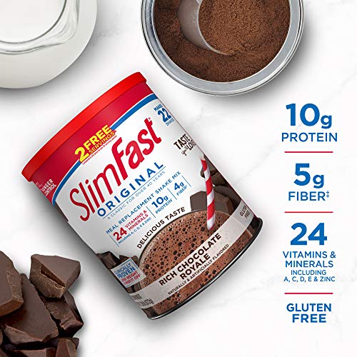 SlimFast Original Chocolate Shake Mix - Image 4