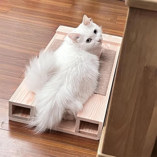 Chaise d'accouplement de chat avec gratteur et pavé de grattement doux