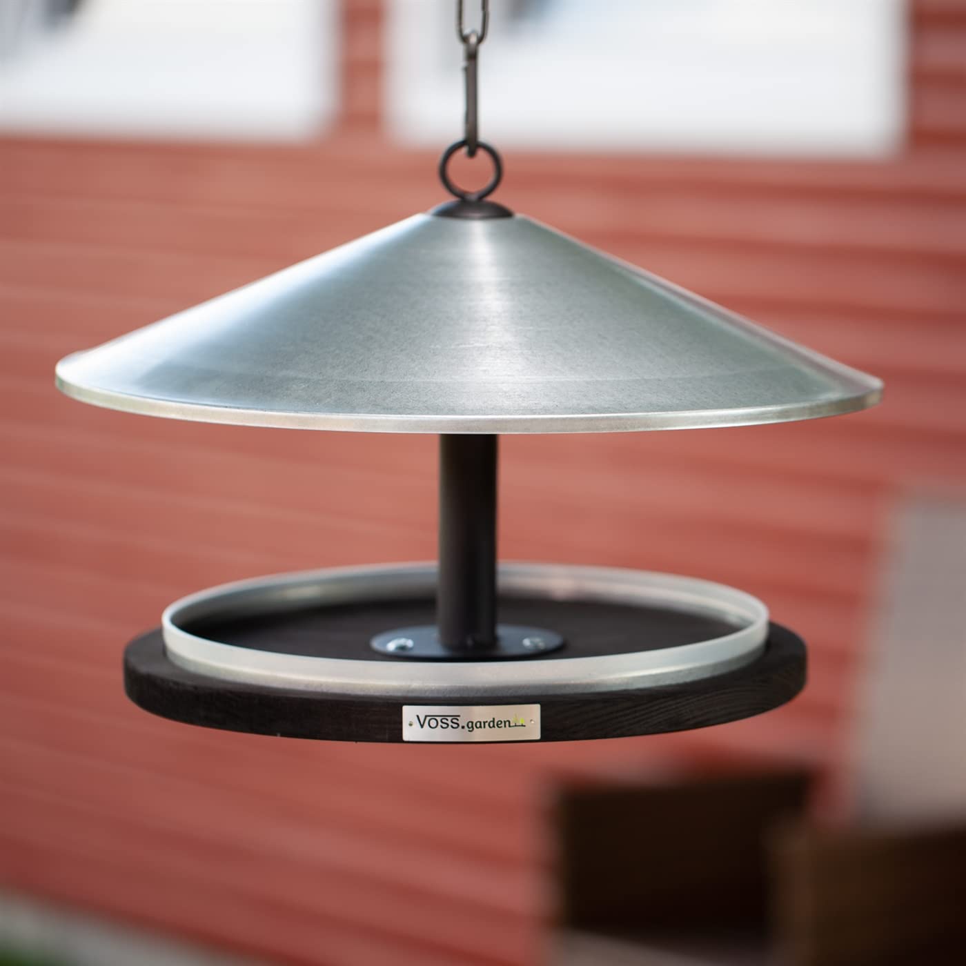 VOSS.garden Vogelhaus Skagen Elegantes Dänisches Design, zum Aufhängen, verzinktes Dach, Vogelvilla Futtervogelhaus Vogelfutterstation Vogelhäuschen