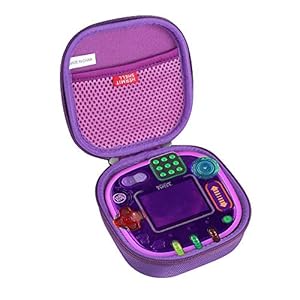 Hermitshell Hard EVA Travel Case for Leapfrog Rockit Twist Handheld Learning Game System (Purple)