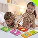 4 Early Learning Flipbooks, Double-Sided Mini Book Set - Animals, Foods, Vehicles, Daily Items, Early Educational Language Learning Tool for Kids