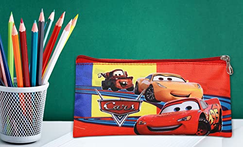 Image of Stylbase Cartoon Printed Pencil Case Shaped Pencil Pouch, Large-Capacity Pencil Case with Zipper, Multipurpose Pen & Pencil Pouch for School Supplies for Boys & Girls- Multicolor