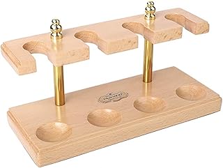 パイプスタンド 木製パイプタバコスタンド ユニバーサルタバコパイプラック 垂直 3/4/5本のタバコパイプ用 取り外し可能 パイプラック ディスプレイスタンド デスクトップ装飾用 喫煙者またはコレクター 安全で実用的 タバコ パイプサポート (4本,A)