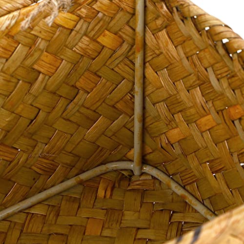 IGNPION Seagrass Storage Basket with Lid Woven Seagrass Desktop Basket Rectangular Bathroom Storage Organiser Box - Image 3