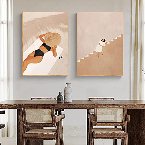 Art Prints Nordic Abstrait Beauté : Solution Déco Murale sans Cadre - 3