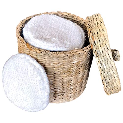 Preisvergleich Produktbild bambusliebe Seegras-Körbchen für unsere wiederverwendbaren Abschminkpads - Zur sauberen & hygienischen Aufbewahrung - Robust, langlebig & tolle Optik - Zero Waste - 10 cm hoch, 12 cm Umfang