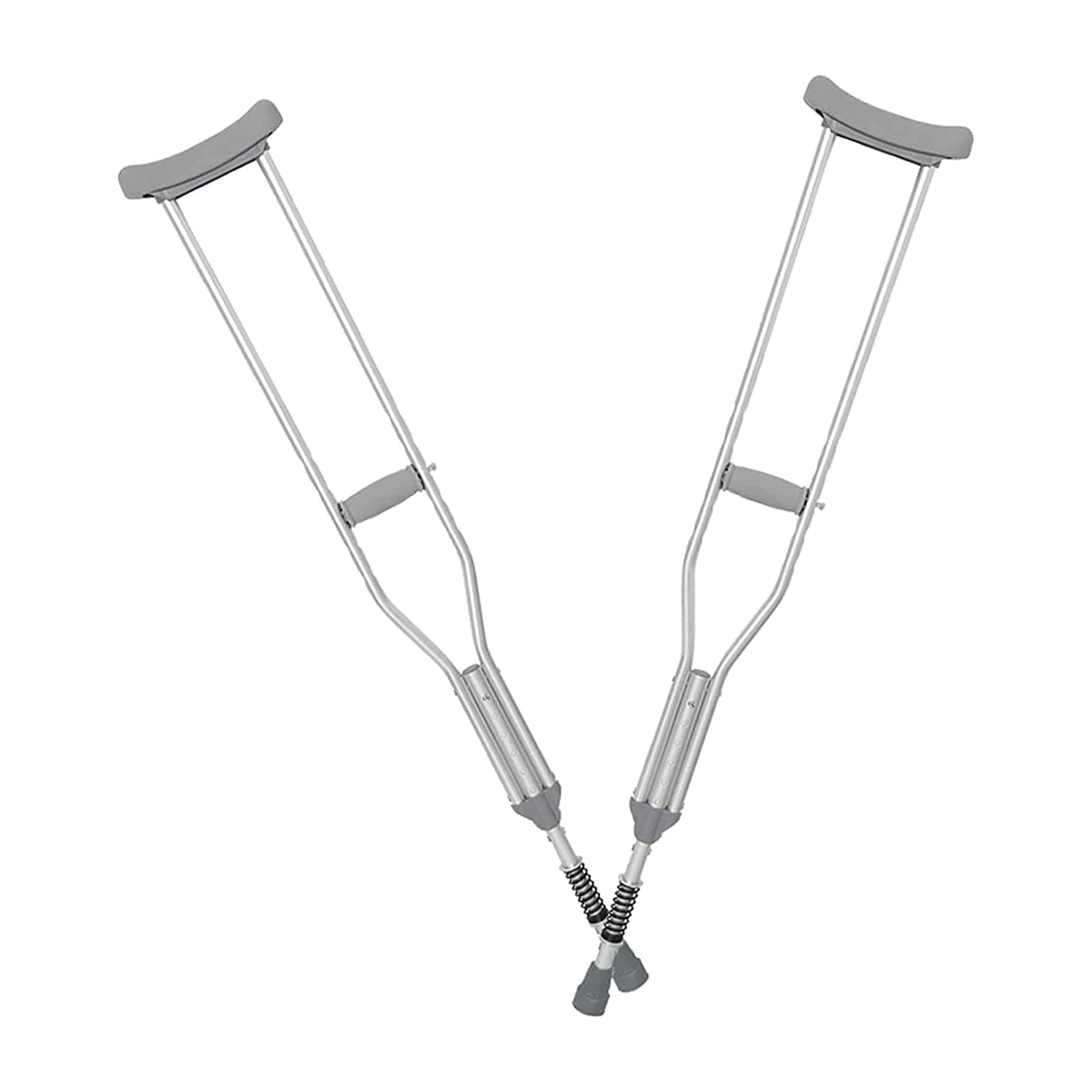 PAASHE Muletas Ligeras, 1 par de Bastones Ajustables en Altura para Las Axilas, Bastones de Aluminio para Caminar, Bastones para Caminar, bastón médico para Caminar