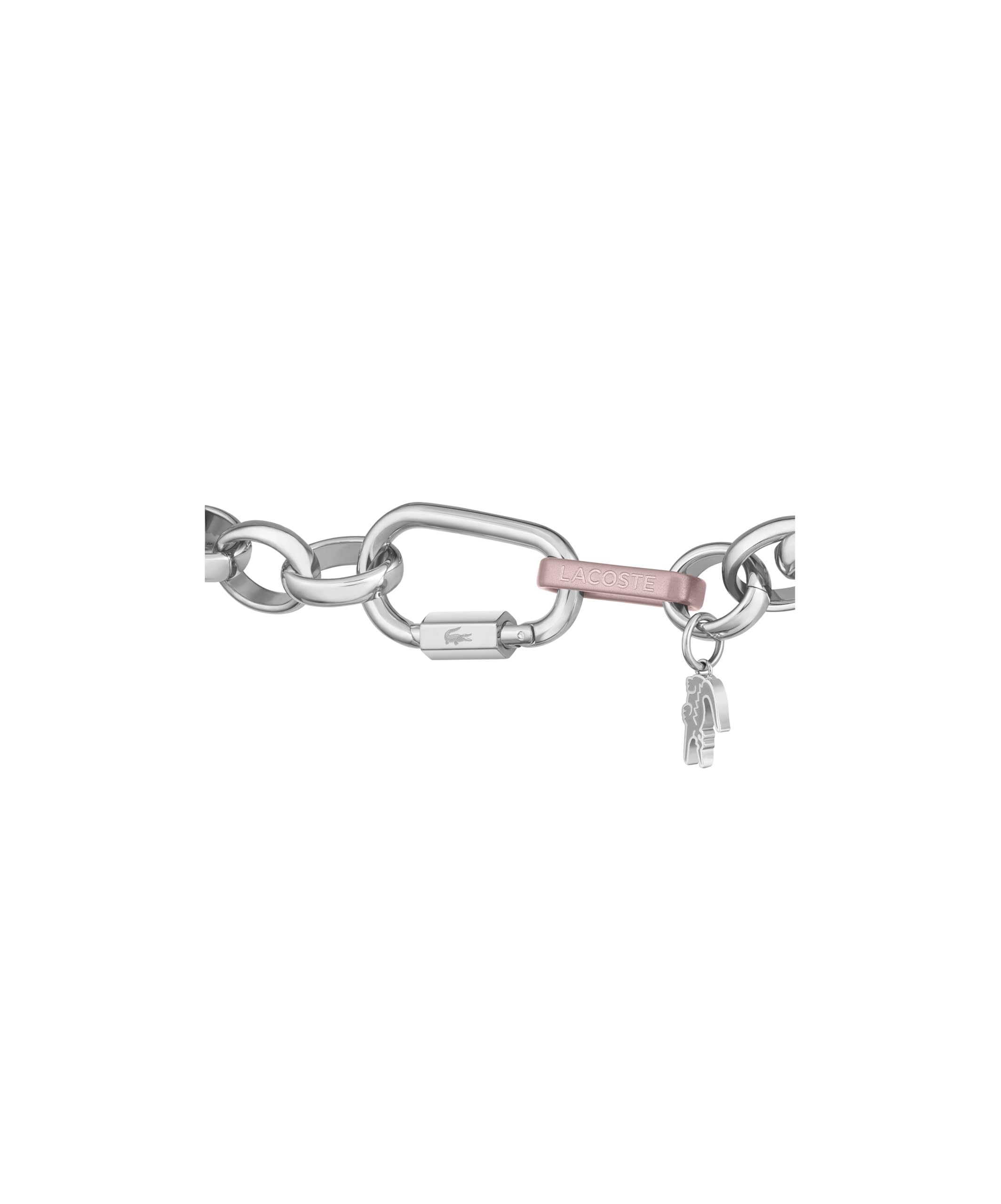 Lacoste Pulsera de Cadena para Mujer Colección AUDACIA de Acero Inoxidable - Disponible en versión Oro o Plata