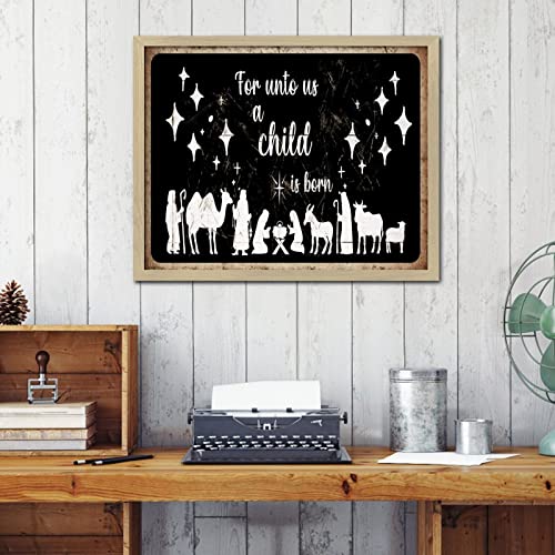 Panneau décoration murale de Noël vintage en bois pour salon et chambre