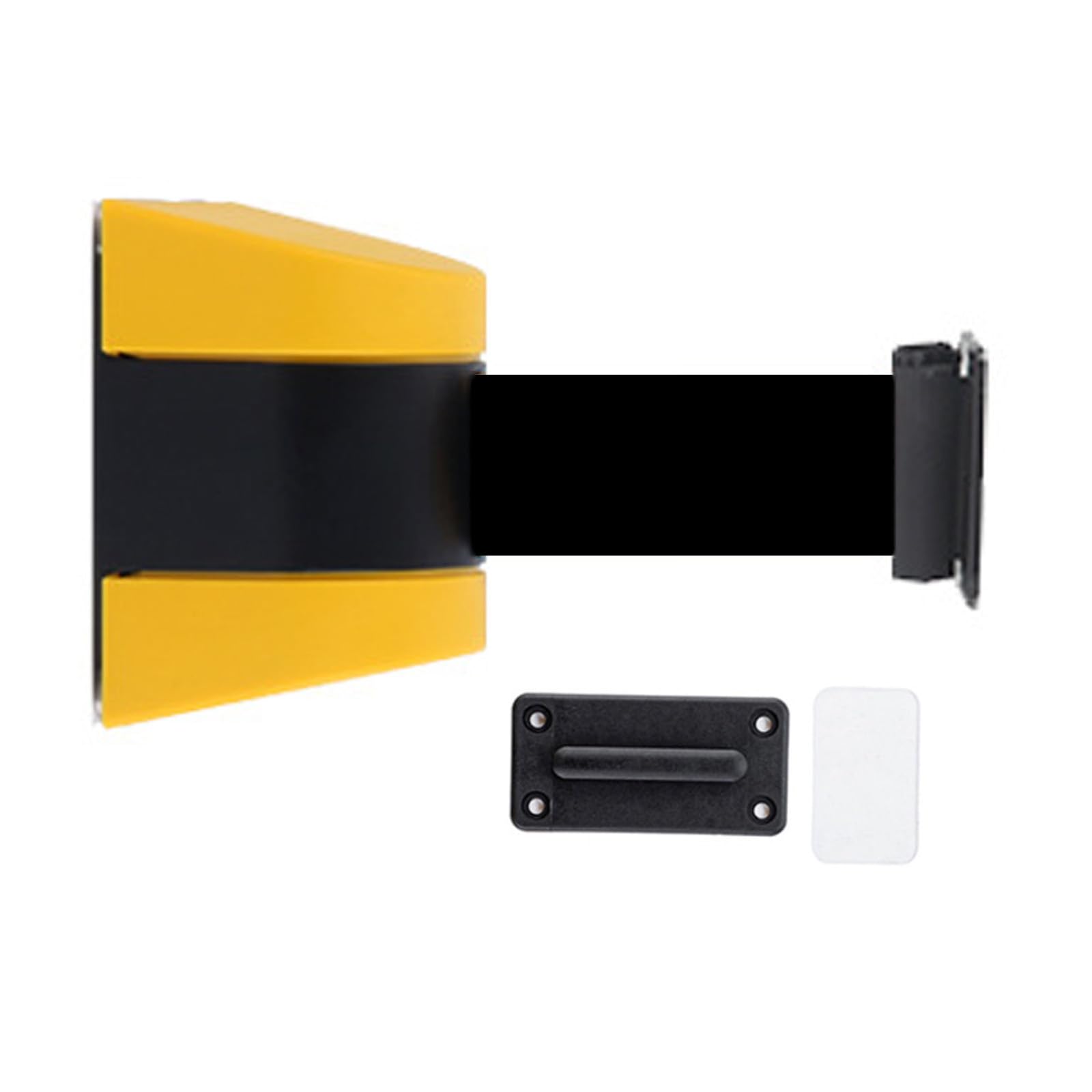 CAIFEXUE Retractable Wall Barrier,Wall Mounted Retractable Belt Barrier Wall Mount Retractable Belt Barrier with Abs Case for Retail Store Stadium School/3 Meters