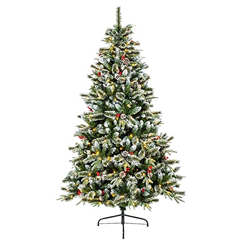 Image of Premier 2.1m (7ft) Pre Lit New Jersey Artificial Christmas Tree With 240 Warm White LEDs (TR700NJL)