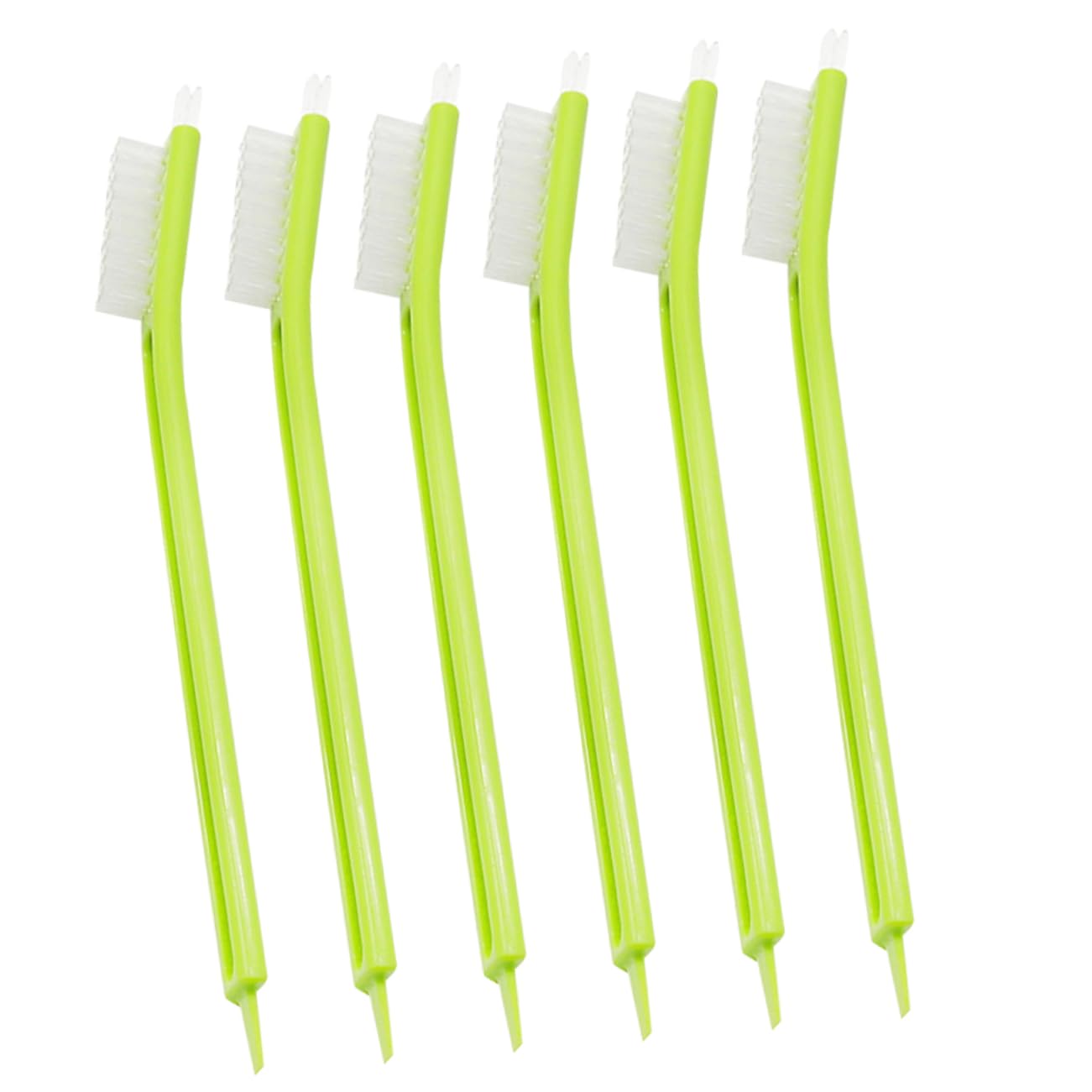 COLLBATH 6pcs Food Processer Cleaning Brush Set Small Juicer Brush for Dishes Reusable Plastic