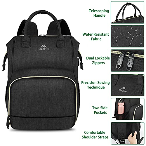 Matein Lunch Backpack For Women, Insulated Cooler Backpack Lunch Bag With Usb Charging Port For Men, 15.6 Inch Laptop College Backpack Lunch Box Computer Student Bookbag For Picnic Work Travel Gifts #TOP5