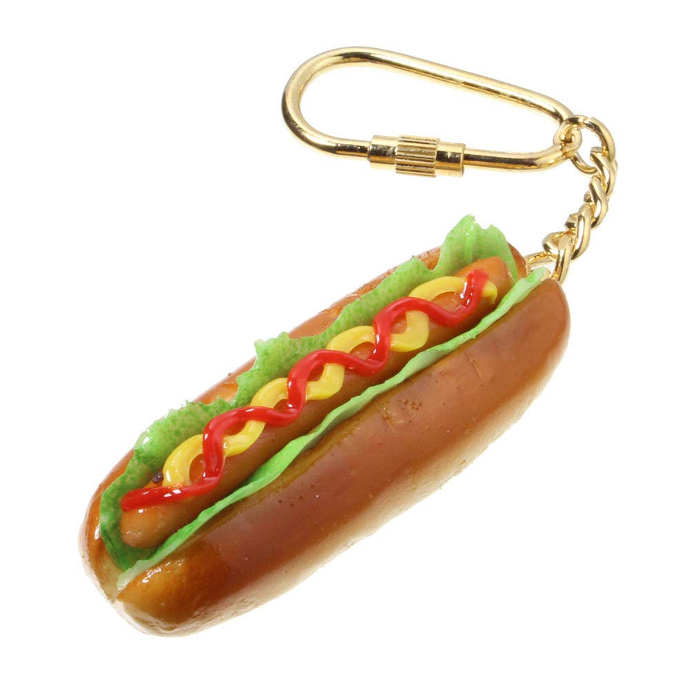 Amazon.co.jp: 食品サンプル屋さんのキーホルダー（ホットドッグ