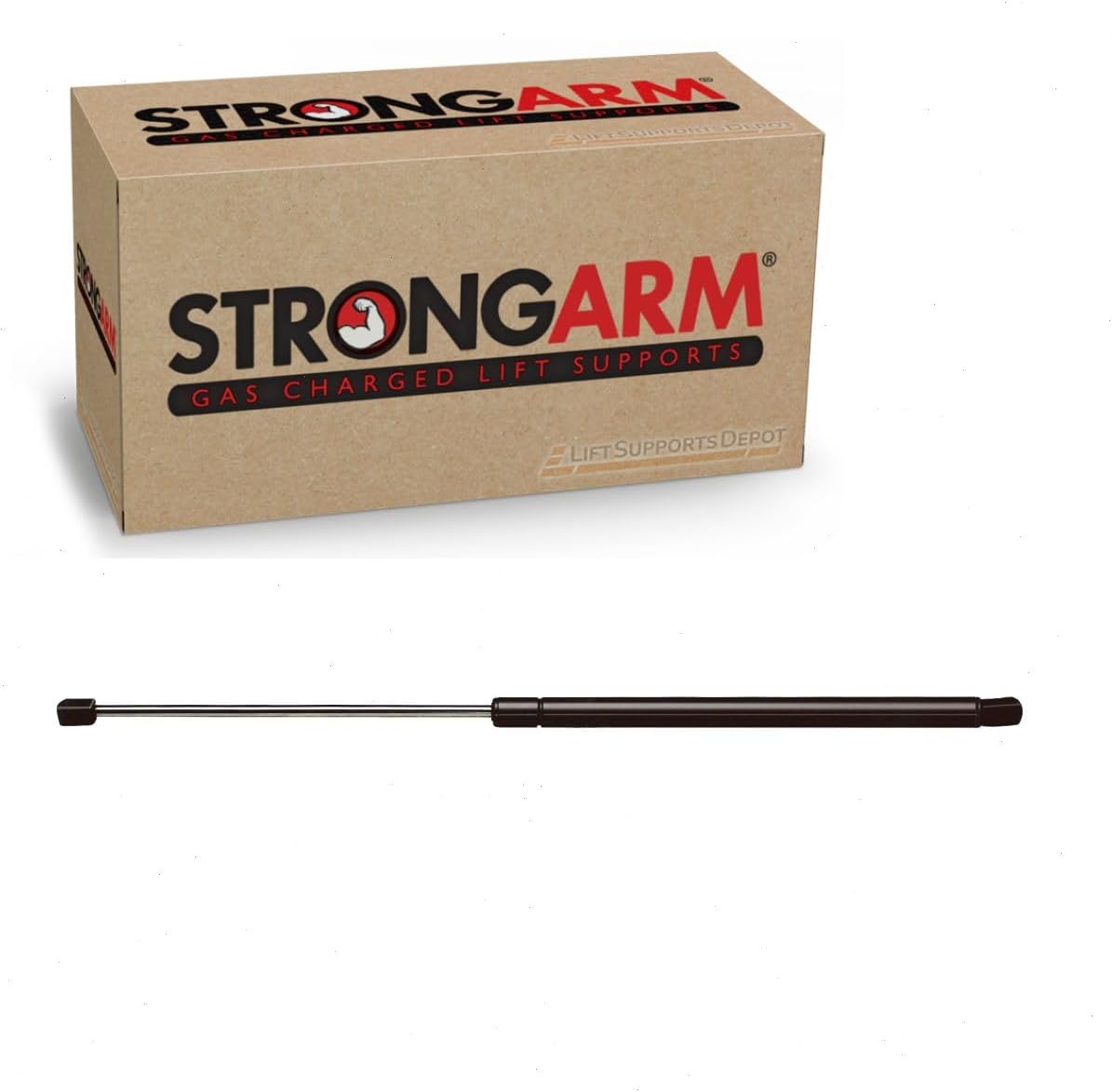 Strongarm 6883 Hatch Lift Support, Black/Chrome