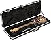 SKB Fender Jaguar/Jazzmaster Hardshell Case, Rubber-Modified Styrene Hard Case with Plush Interior and TSA Latches for Travel Protection