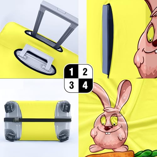 Enhance Your Travel Experience with Elastic Suitcase Covers The Ultimate Luggage Cover Protector for Every Suitcase Style and Size Rabbit4