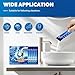 Yrvhck Drain Clog Remover - 12 Pack, Powerful Hair Clog Remover for Sink & Shower Drains, Pipe-Friendly Sink Cleaner and Deodorizer
