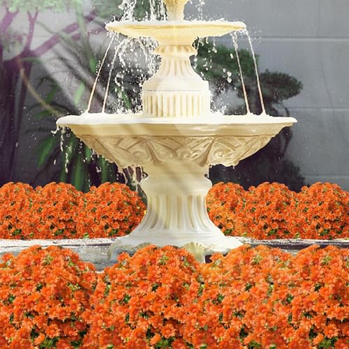 Chrysanthèmes artificiels extérieurs pour un balcon fleuri sans arrosage