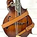 Walker And Williams M-10 Premium Retro Brown 100% Grain Leather Mandolin, Mandola, Bouzouki or Uke Strap For F And A Type Mandolins
