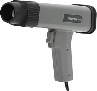 Digital Timing Light Qiilu Universal Timing Light丨Digital Engine Timing Light Inductive Strobe Timing Light 12V Ignition Timing Light for Car Motorcycle Marine auto Repair Tool