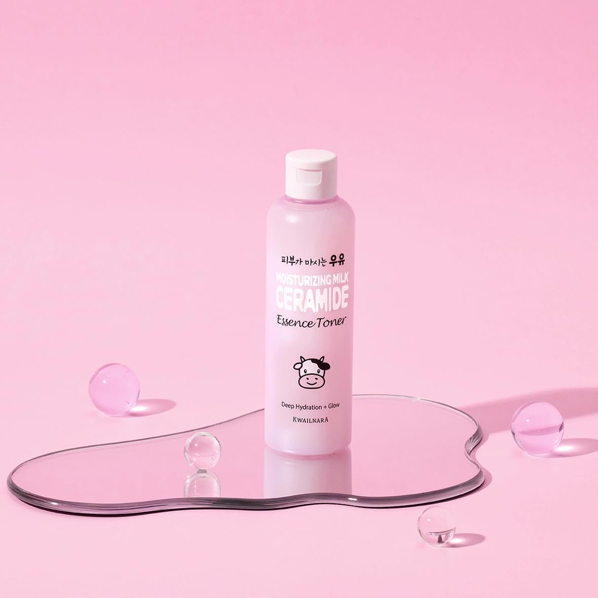 KWAILNARA Ceramide Milk Moisturizing Face Toner (6.76 Fl Oz) – Korean Toner for Barrier Repair & Deep Hydration | Milk Protein, Shea Butter & Royal Jelly - Image 3