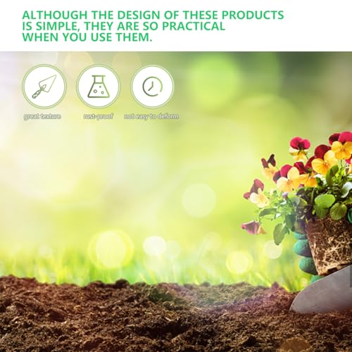 Kit de herramientas de jardinería con pala y rastrillo miniatura 7