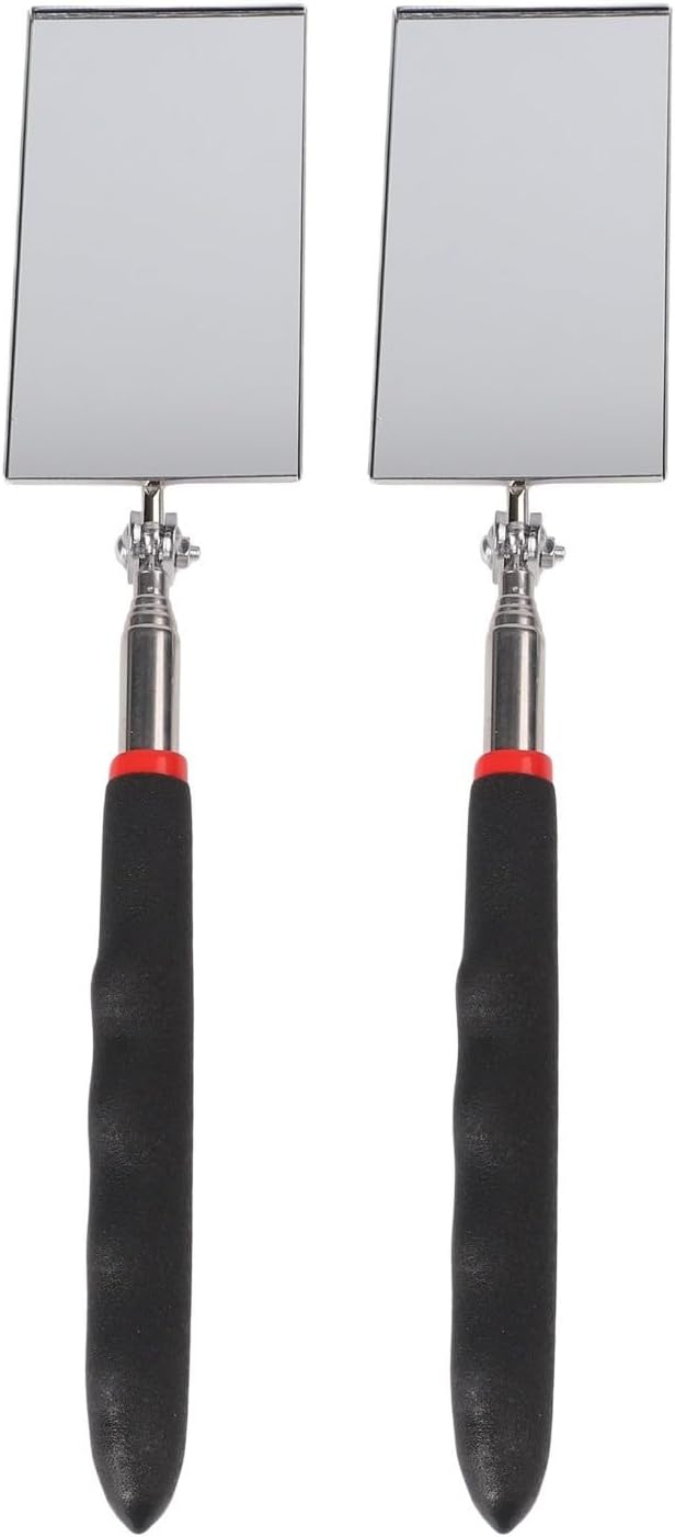 Stainless Steel Telescoping Inspection Mirror Handy Tools for Detailed Observations in Various Settings