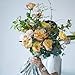 BBJ WRAPS Clear Flower Bouquet Bags for Fresh Cut Flower Bouquets with Water Retention 11.8x11.8 Inch, 100 Counts