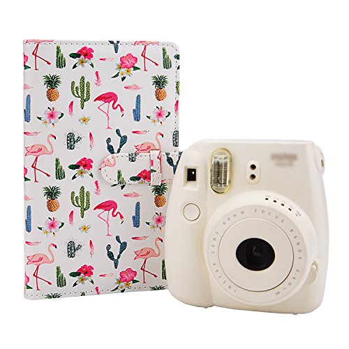 Sunmns Wallet Pu Leather Photo Album Compatible With Fujifilm Instax Mini 11 9 8 90 8+ 26 7S Instant Camera Film, Polaroid Snap Zip Z2300 Pic-300 Film (White) #TOP3