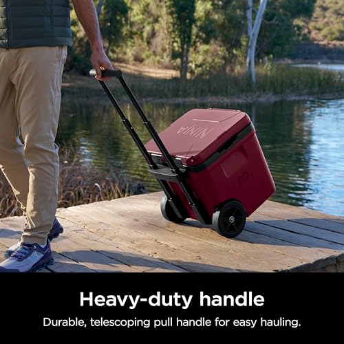 Image of Ninja FrostVault 30qt Cooler w /Wheels, Dry Storage Drawer, Canyon FB230MR