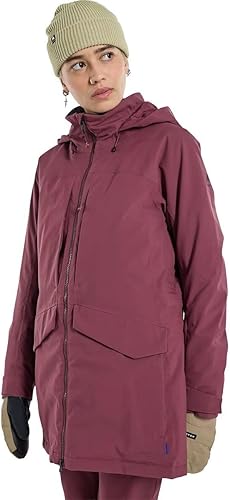 Burton Women's Prowess 2.0 2L Insulated Snow Jacket (US, Alpha, Medium, Regular, Regular, Almandine)