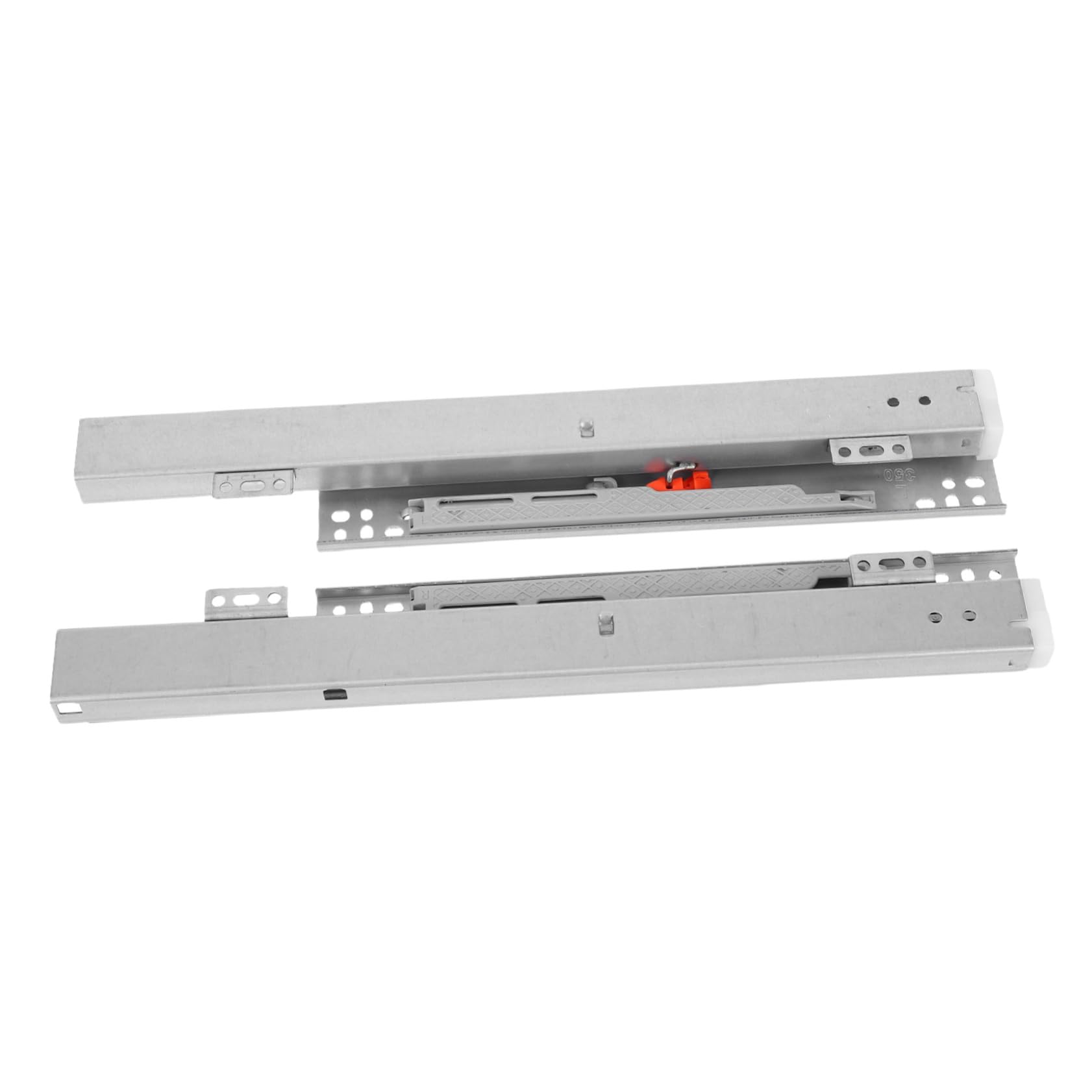 Coulisseaux de Tiroir à Extension Complète Fermeture Automatique 2pcs