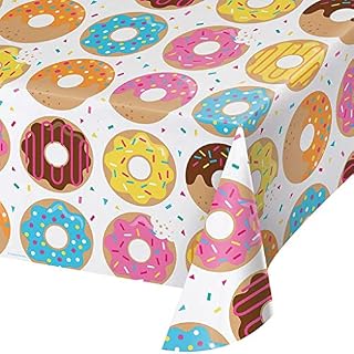 Donuts | Plastic Tablecover 54" x 102" | 1ct