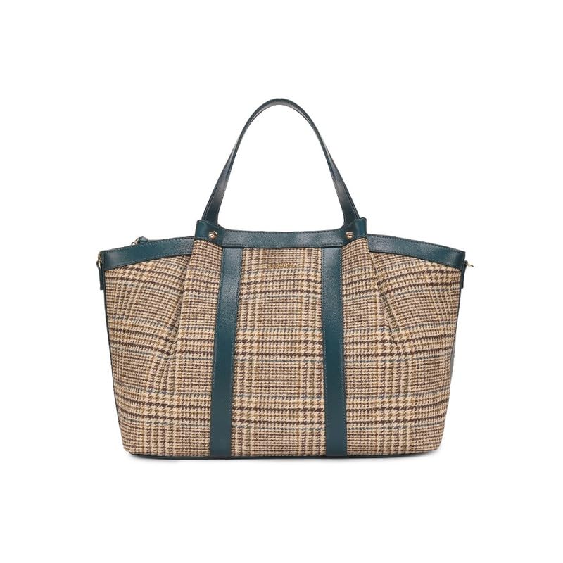 Blue PU Leather Textured Unisex Dufflle-image-23