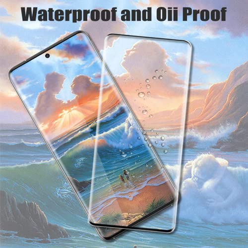 [2+2 Pack] Galaxy S20 Plus Screen Protector, 9H Tempered Glass, Ultrasonic Fingerprint Support, 3D Curved, Hd Clear Scratch Resistant For Samsung Galaxy S20 Plus 5G Glass Screen Protector (6.7Inch) #TOP6
