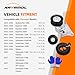 NAYAMOL 90K-38158C Complete Serpentine Belt Drive Kit Compatible with Chevrolet Avalanche/Express 1500 02-08, GMC Savana/Sierra 02-08, Hummer H2 03-07, Cadillac Escalade 03-06, Replace# 12609719