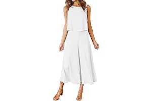 ROYALMP 2 Piece White Outfits