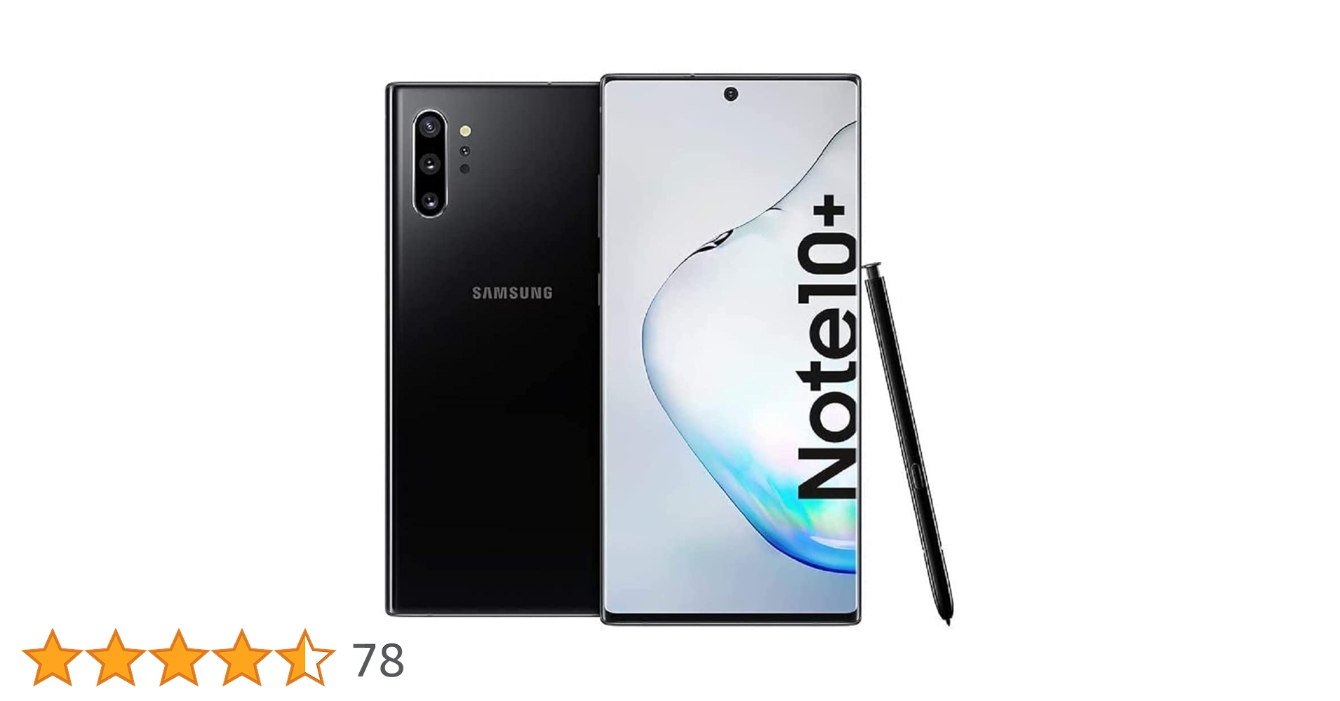 Samsung Galaxy Note 10+ Unlocked Phone - (Black) : Amazon.ca