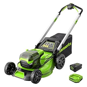 Greenworks GD60LM46SP 60v Draadloze Zelfrijdende Borstelloze Roterende Grasmaaier 460mm 1 x 4ah Li-ion