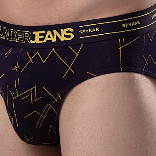 Image of Underjeans Men Cotton Blend Brief - Pack of 2