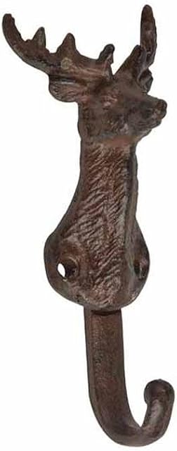 Fallen Fruits Ltd DB75 STAG Coat (Single Hook), Brown, 6.2 x 4.9 x 14.2 cm