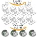 Magnetic Cabinet Lock Set of 8 + 2 Keys | Baby Proofing Cabinets and Drawer Lock | BONUS 4 Corner Guards