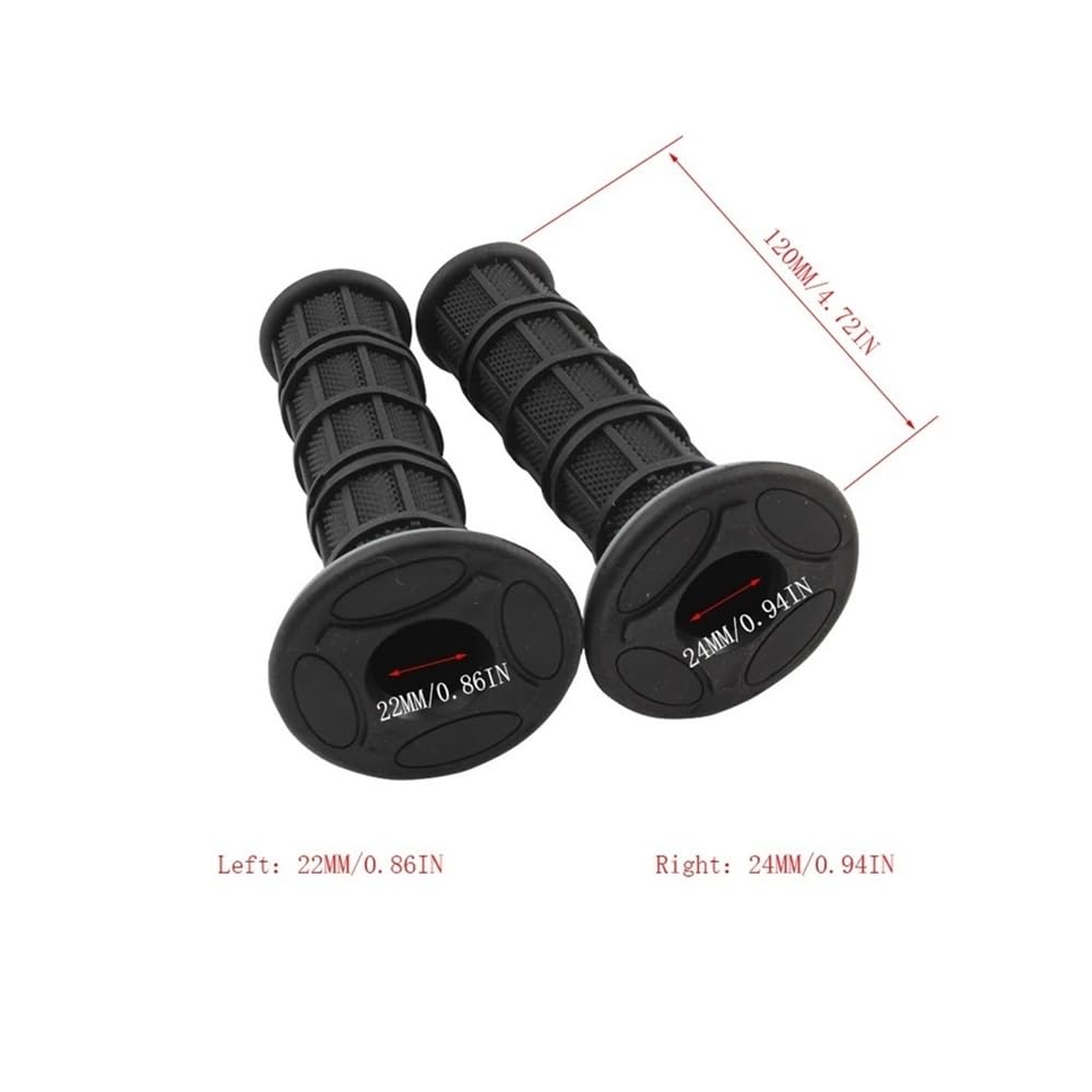 Motorrad Lenkerendengewichte Universelle Motorrad-Lenkergriffe 7/8 Zoll 22/24 Mm Gummi Bremszubehör Aufprallschutz Kollisionsvermeidung