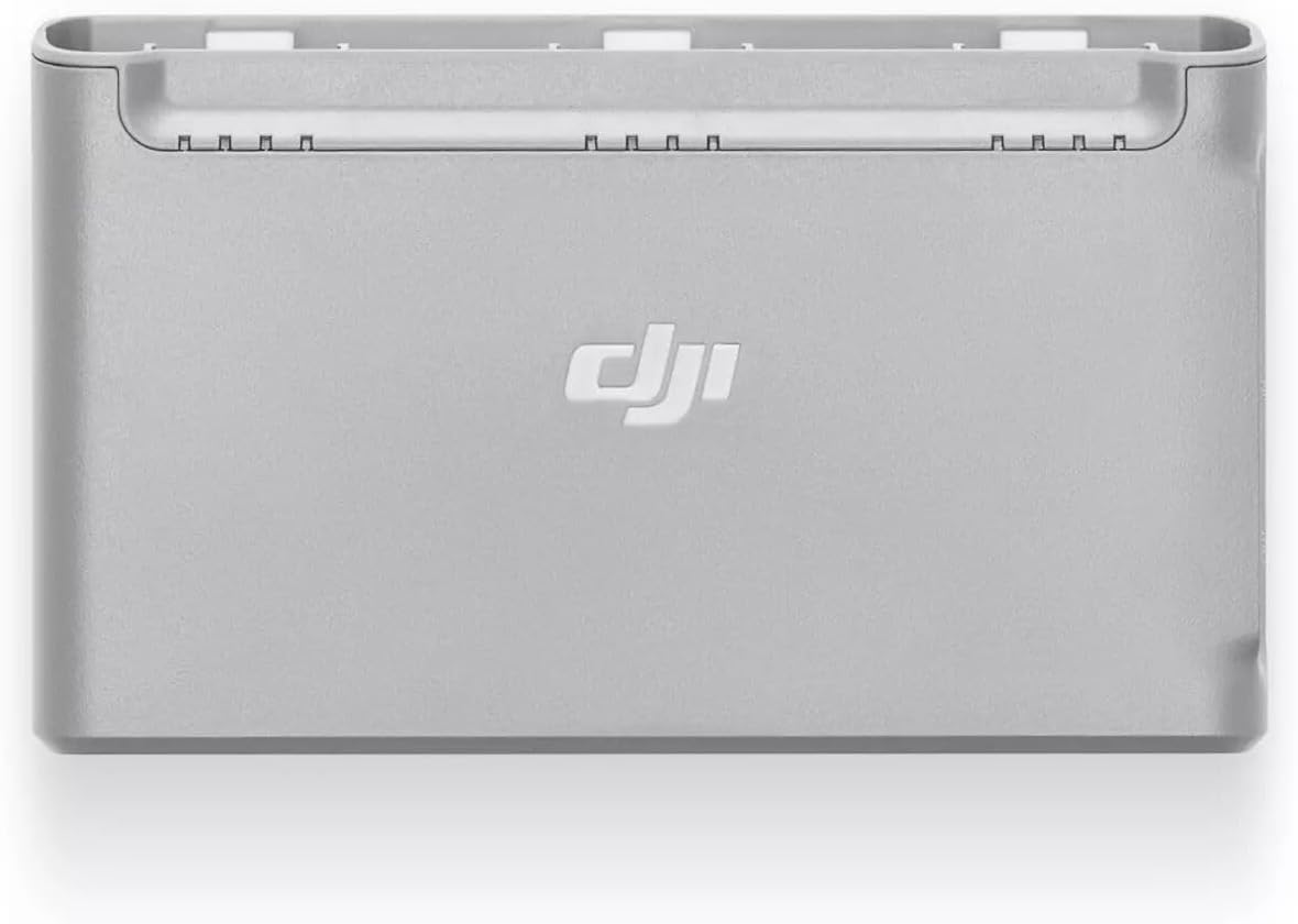 Mini 2 Two-Way Charging Hub - Drone Battery Charging Hub, Recharge up to 3 Batteries Simultaneously, Power Adapter, Compact and Portable, Power Bank - Silver