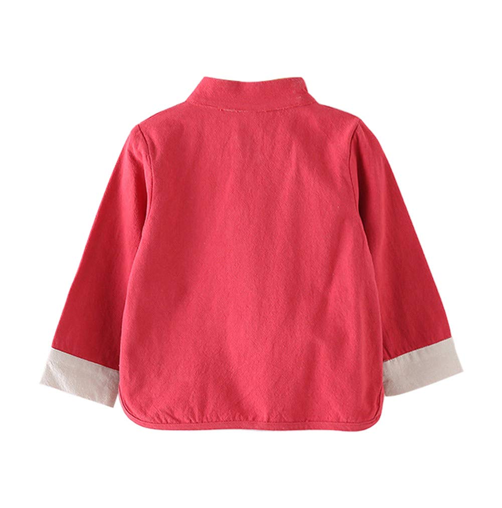 Mud Kingdom Petits Garçons Chemise Traditionnelle Chinoise Costume Tang Nouvel an