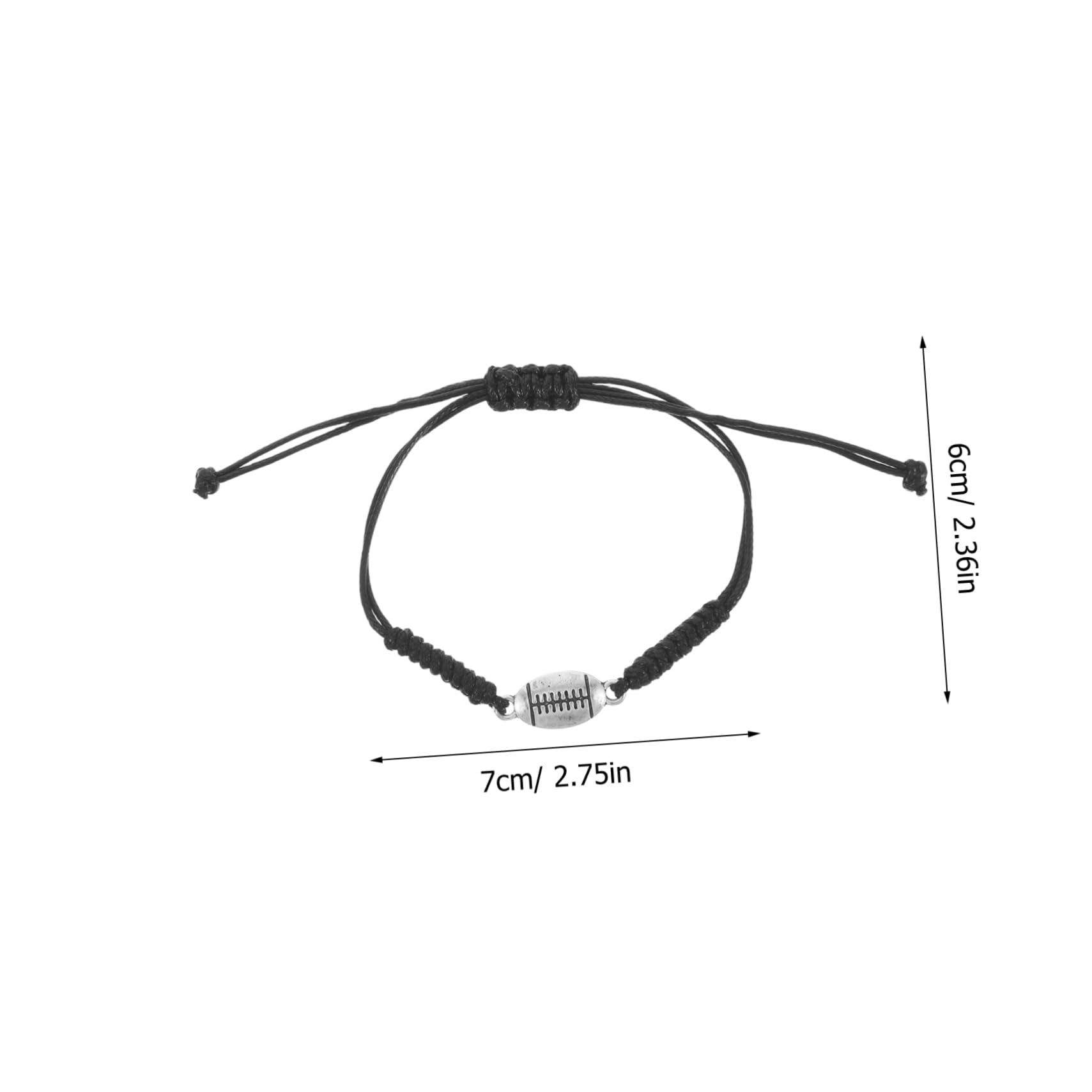 Holibanna Adjustable Baseball Player Bracelet Unique Sports Charms for Fans Collection for Baseball Basketball Soccer and Volleyball Enthusiasts