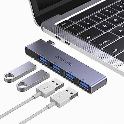 Hub USB C Adaptateur USB C vers Hub USB 4 Ports Cover